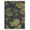 Hand Tufted Floral Area Rug in Charcoal/Gold