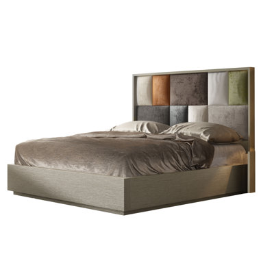 London Upholstered Panel Bed