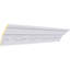 Moulure couronne Endurathane Washington, H 3 5/8 po x P 3 5/8 po x F 5 1/8 po x L 94 1/2 po, (répétition 3 1/2 po), apprêtée en usine