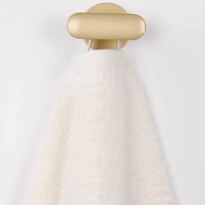 Ensemble de serviettes de toilette mi-lourdes à bordure gaufrée texturée 100 % coton, Ivoire ivoire