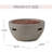 40,000 Btu Bowl Shaped Mgo  Propane Fire Pit With Tank Cover