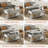 2pcs lift top coffee table