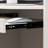 Mastan 59'' W Reception Desk With Display Cabinets And LED Lightsand Transparent Glass