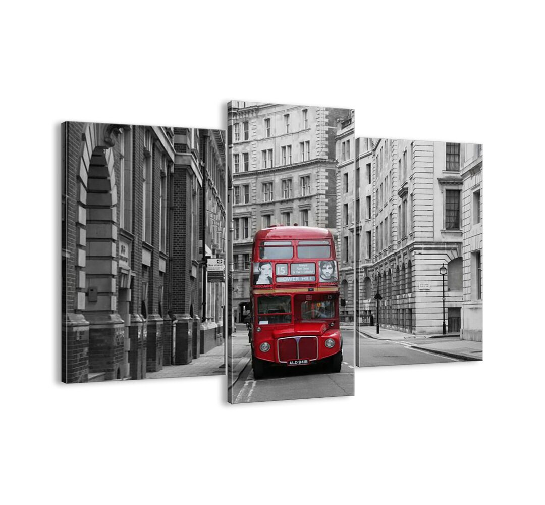 Everyday Life Doesn't Have to Be Gray - 3 Piece Unframed Photograph Print Set on Canvas