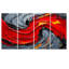Cordelie - abstraite, décoration murale - art mural moderne-113594744-113594740