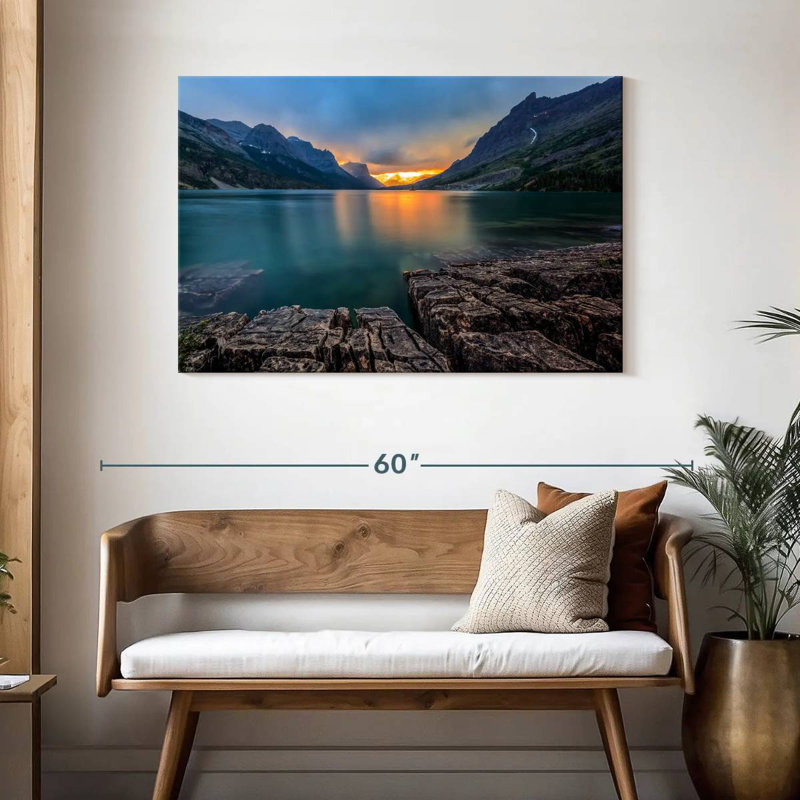 Alvord St Mary Lake Montana, H 30 po x l 45 po