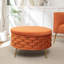 Repose-pieds rond avec rangement Cristen-567905234