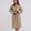 Hammd 100% Cotton Waffle Gender Neutral Mid-Calf Bathrobe with Pockets-1510750017-1510750016