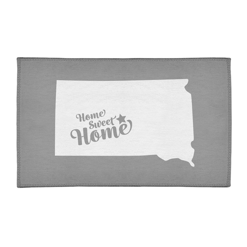 Tapis de pierre polyester pour la maison, Rectangle 3 pi x 5 pi
