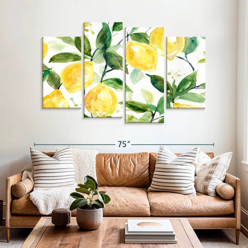 Branches de citron Yarlin, H 42 po x l 68 po