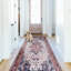 Vintage Look Cotton and Chenille Flatweave Area Rug-1734851201
