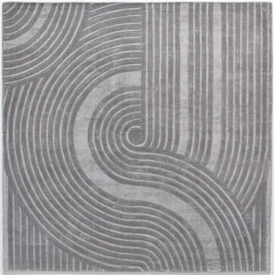 Hand Woven Grey Indoor Rug