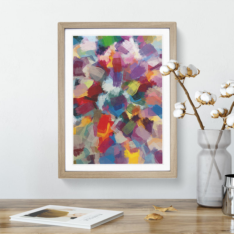 Reflection Of You - Single Picture Frame Print, 64cm H x 46cm W x 2cm D, Oak
