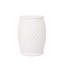 Tabouret tambour en céramique émaillée 11 po x 17,25 po - Table d'appoint intérieure / extérieure - Tabouret de jardin décoratif