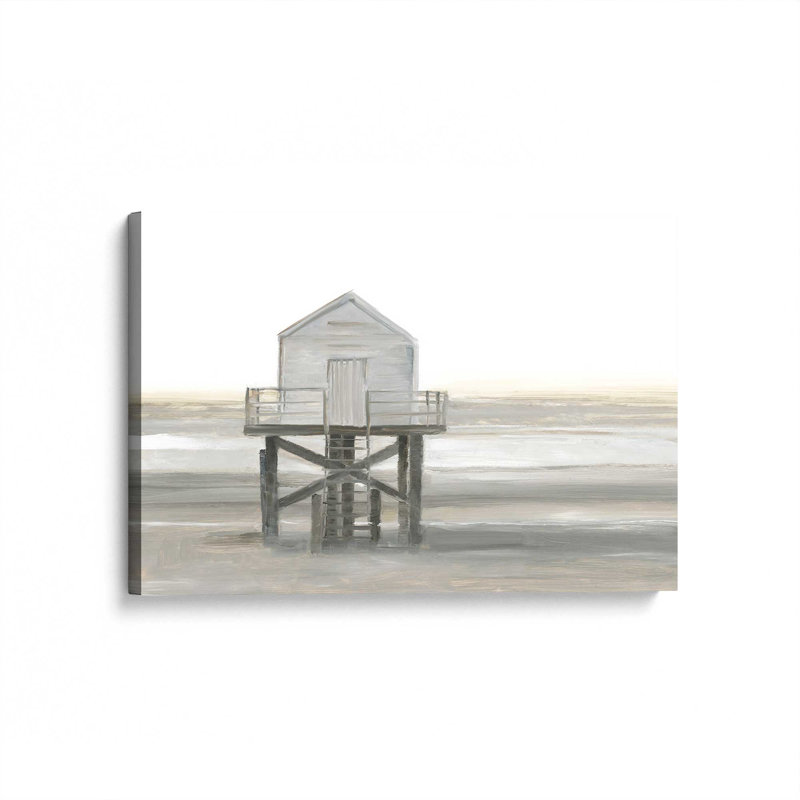 Impression sur toile «Weathered Beach Outpost I» par Ethan Harper, H 30 po x l 40 po, Toile tendue, Ne s’applique pas