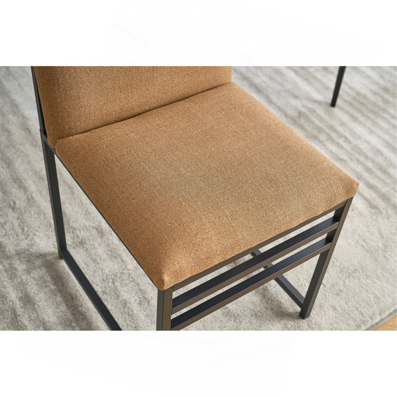 Chaises de salle à manger Evelyn, Brun