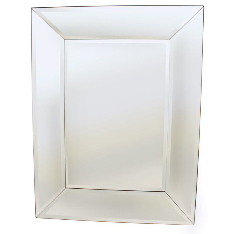Noelle Glass Flat Wall Mirror