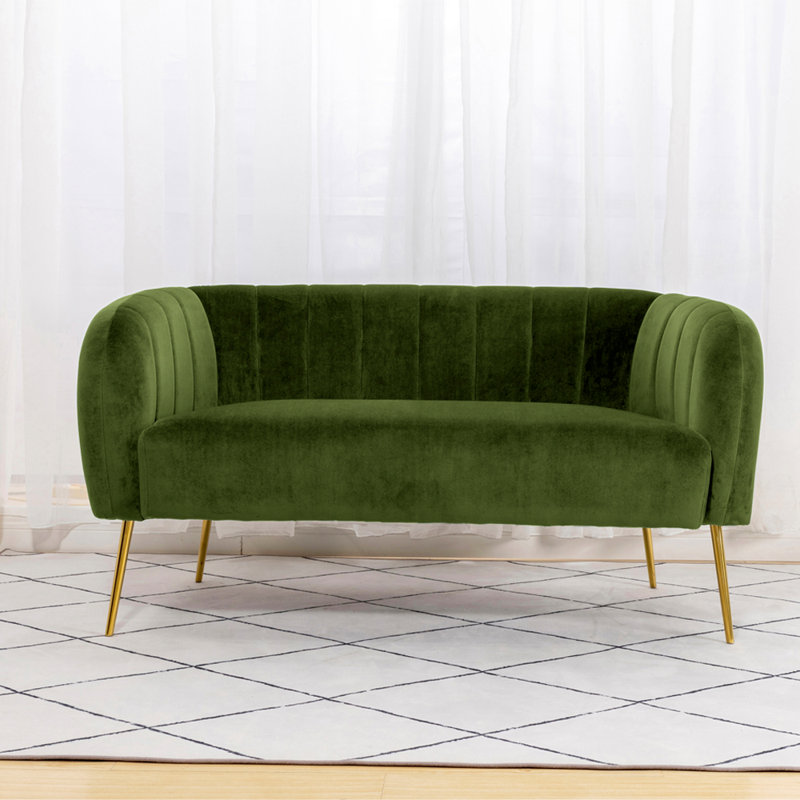 Leidah 2 Seater Velvet Sofa