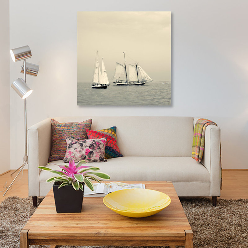«Light Reign pendant le Gloucester Schooner Festival», reproduction de photo sur toile, H 12 po x l 12 po x P 0,75 po