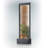 Mirror Indoor Waterfall Floor Fountain, 72" with LED Lights and Stones, Silver-561307472-644270501