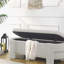 Banc rembourré avec grand espace de rangement-938489405