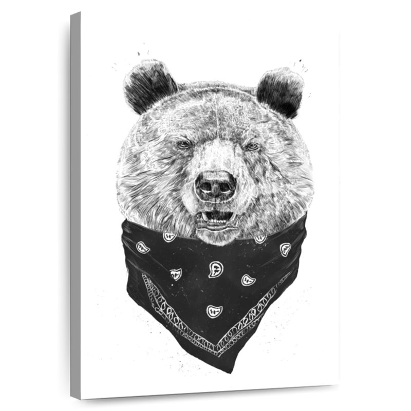 Brampt Wild Bear II, 36" H x 24" W