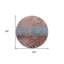 Tapis rond 8 po Terra Cotta