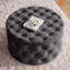 CHESTERFIELD Round Upholstered Pouf Hocker 70 cm-832200436