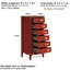 Delrick 6 Drawer 50Cm W Tallboy-1340437555