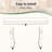 63-inch Solid Wood Console Table, Farmhouse Narrow Entryway Table With X-shaped Legs,  Long Sofa Table-1049530450