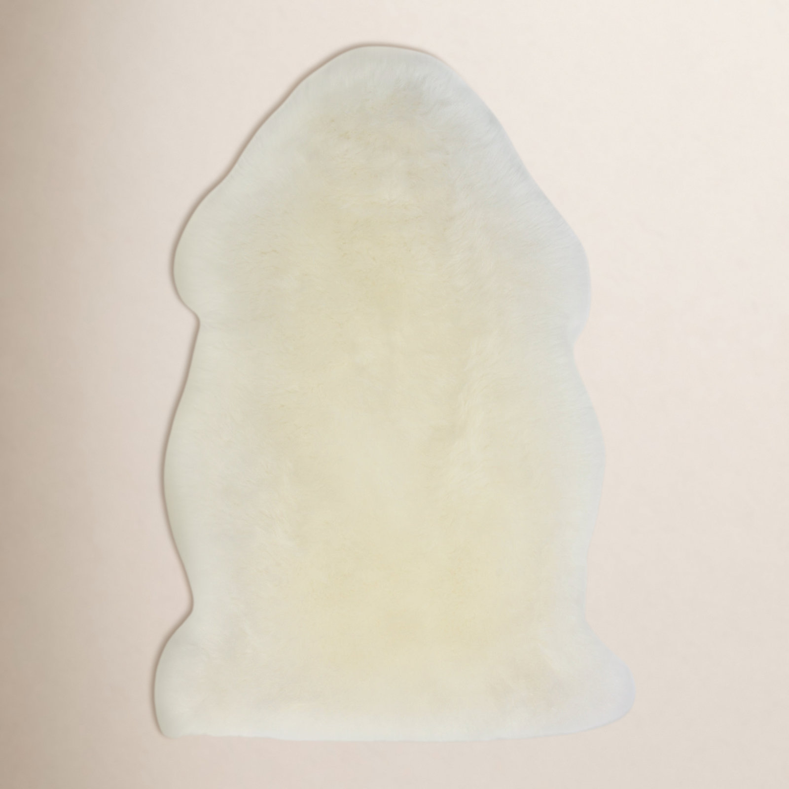 Morland Sheepskin Natural Ivory Rug, Novelty 2' x 3'