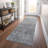 Machine Washable Indoor/Outdoor Xhevrie Gray Rug-1557401318