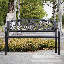 Banc de jardin Banc de jardin 50 po x 25 po x 35 po Banc d'extérieur en fonte résistant à la rouille-506968341