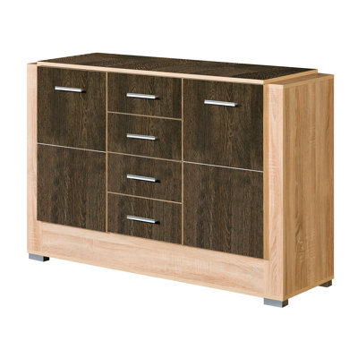 Bikram Solid Wood 137 cm W Chest of 4 Drawers