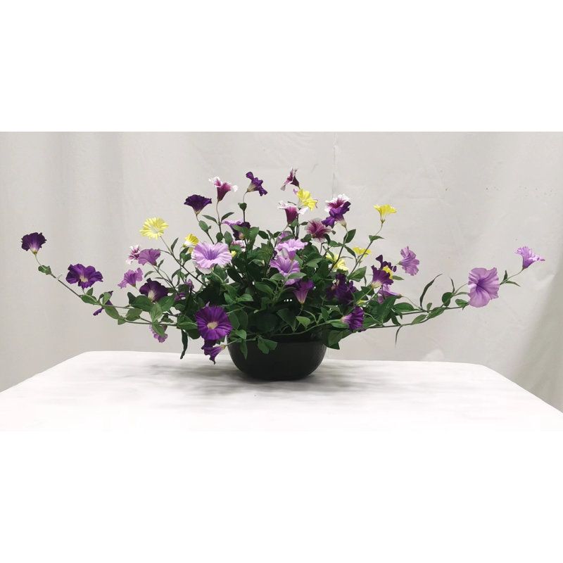 Petunia Hanging Basket Arrangement in Basket