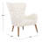 Dove Upholstered Wingback Chair