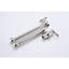 Robinet de robinet de robinet en nickel brossé à fixation murale, accoudoirs augmentant la fonctionnalité et la fonctionnalité, robinet à double poignée avec déversement d'eau, robinet à fixation spéciale, pour utilisation par l'utilisateur, régulation du débit