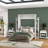 Arlex Full Murphy Bed with Shelves (81W)-89059304