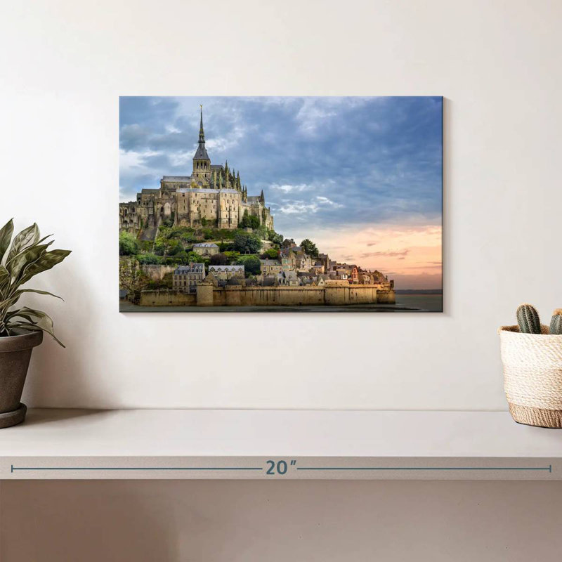 Adella - Mont Saint-Michel historique, H 8 po x l 12 po