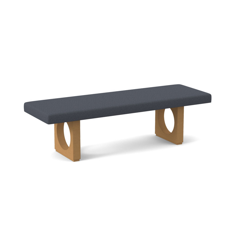 Void Upholstered Bench, Amber, Libby