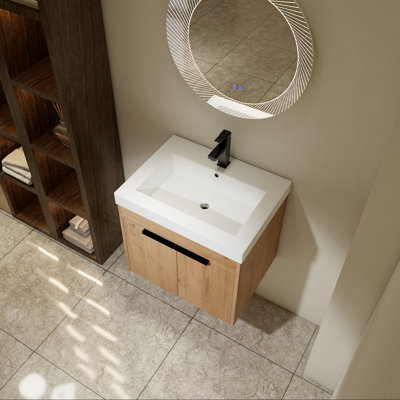 Meuble-lavabo 24 po avec lavabo en résine