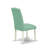 3 Piece Dinette Set for Small Spaces Contains a Square Dining Room Table and 2 Pond Faux Leather Parsons Dining Chairs, Linen White-1991832361-1921175745-1943878911