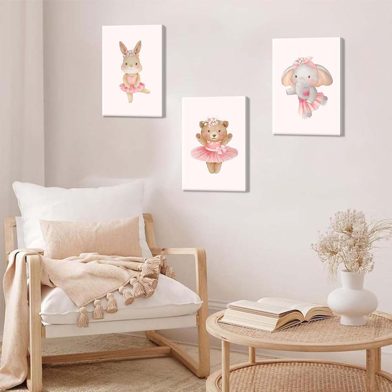 3 Piece Wrapped Canvas Print, 60 cm H x 120 cm W