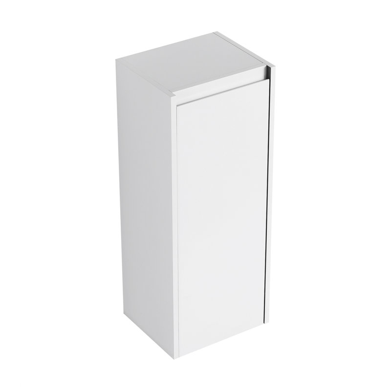 Armoire de rangement moderne, armoire latérale de salle de bain avec portes à fermeture douce