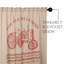 Rideau de douche simple 100% coton Coopers