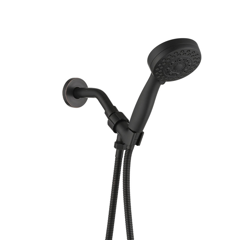 5 Mode Adjustable Settings Handheld Shower Head With Hose High Pressure Shower Heads, Oil Rubbed Bronze