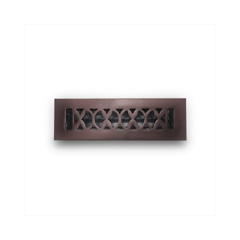 Grille de plancher en métal, Brun
