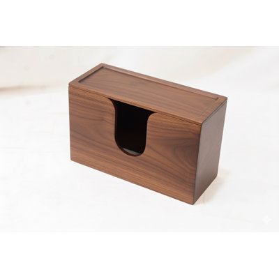 SUPPORT DE BOÎTE EN TISSU EN BOIS