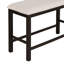 6-Piece Counter Height Dining Table Set Table with Shelf 4 Chairs and Bench for Dining Room-70022377-70022382-70022383-70022387