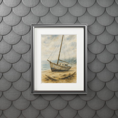 Clinger Single Picture Frame Print